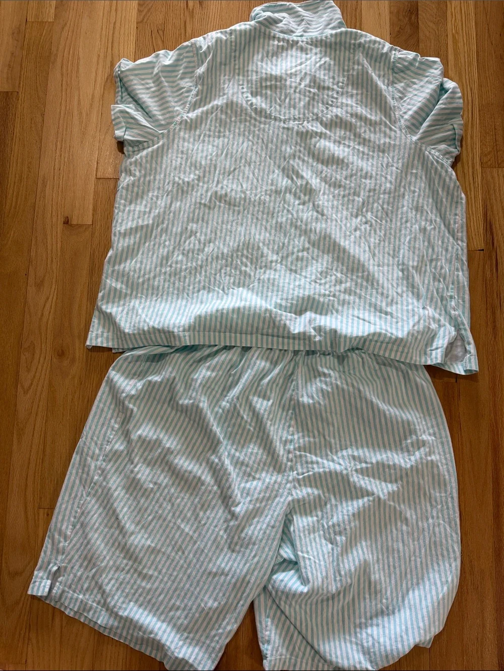 Lauren Ralph Lauren Striped Logo Pajama Short Set Sz 2X